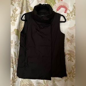 Eileen Fisher Snap Front Stand Up Collar PP/PTP Down Vest